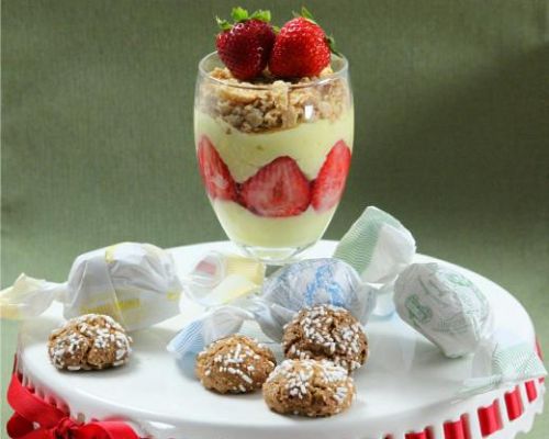 Strawberry Amaretto Parfait